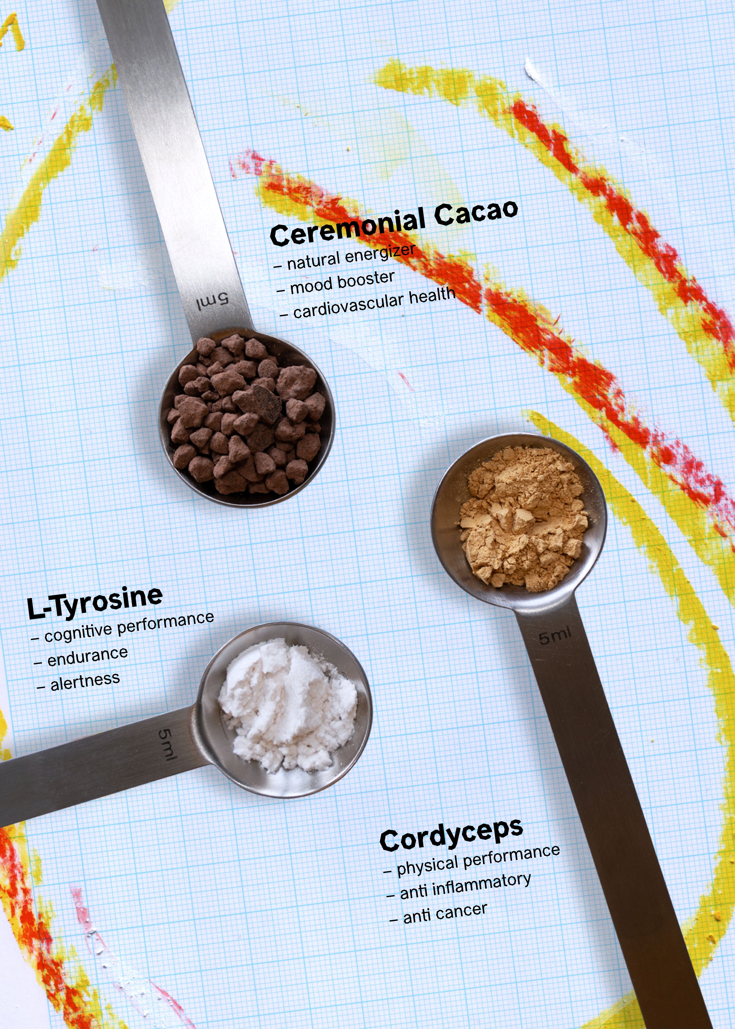 Ceremonial Cacao & Cordyceps & L-Tyrosine v1