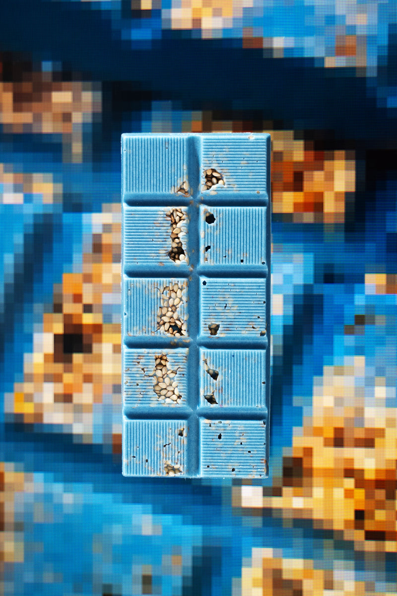 Alice Dee Chocolate - Blue Spirulina and Sesame 100mcg